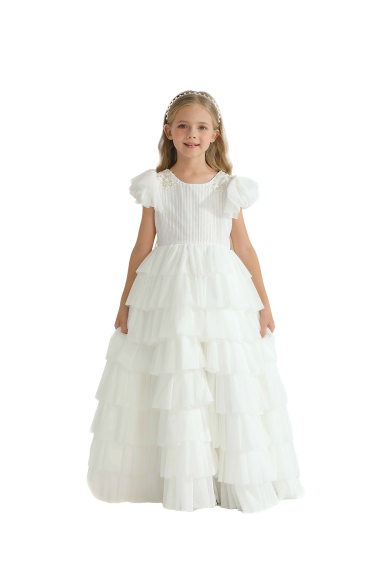 Abbyfield Dress, Alternate, color, White