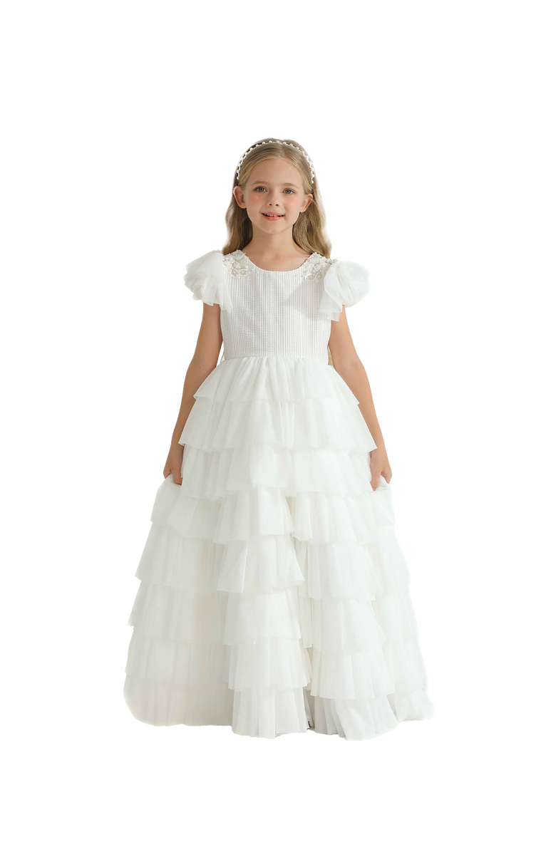 Tulleen Abbyfield Dress, Alternate, color, White