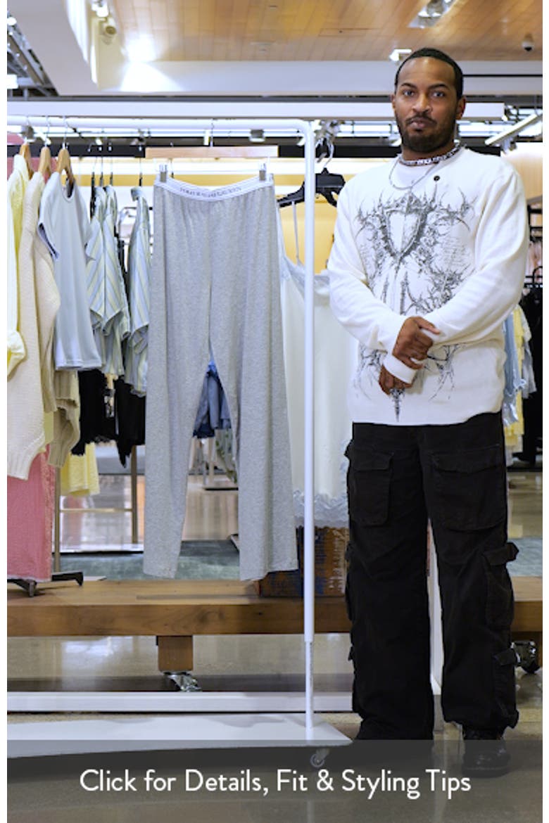 Cotton Blend Jersey Pajama Pants video