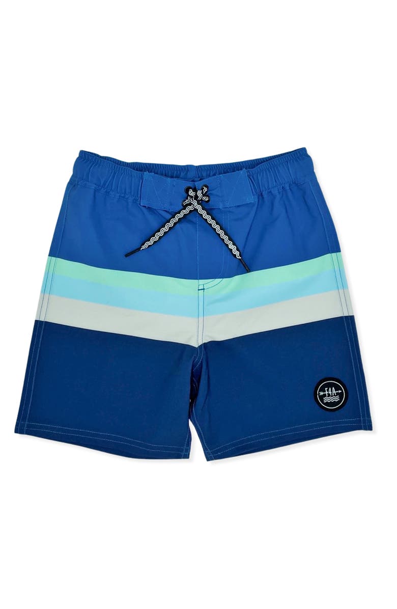 Feather 4 Arrow Kids' Voyager Board Shorts, Main, color, 