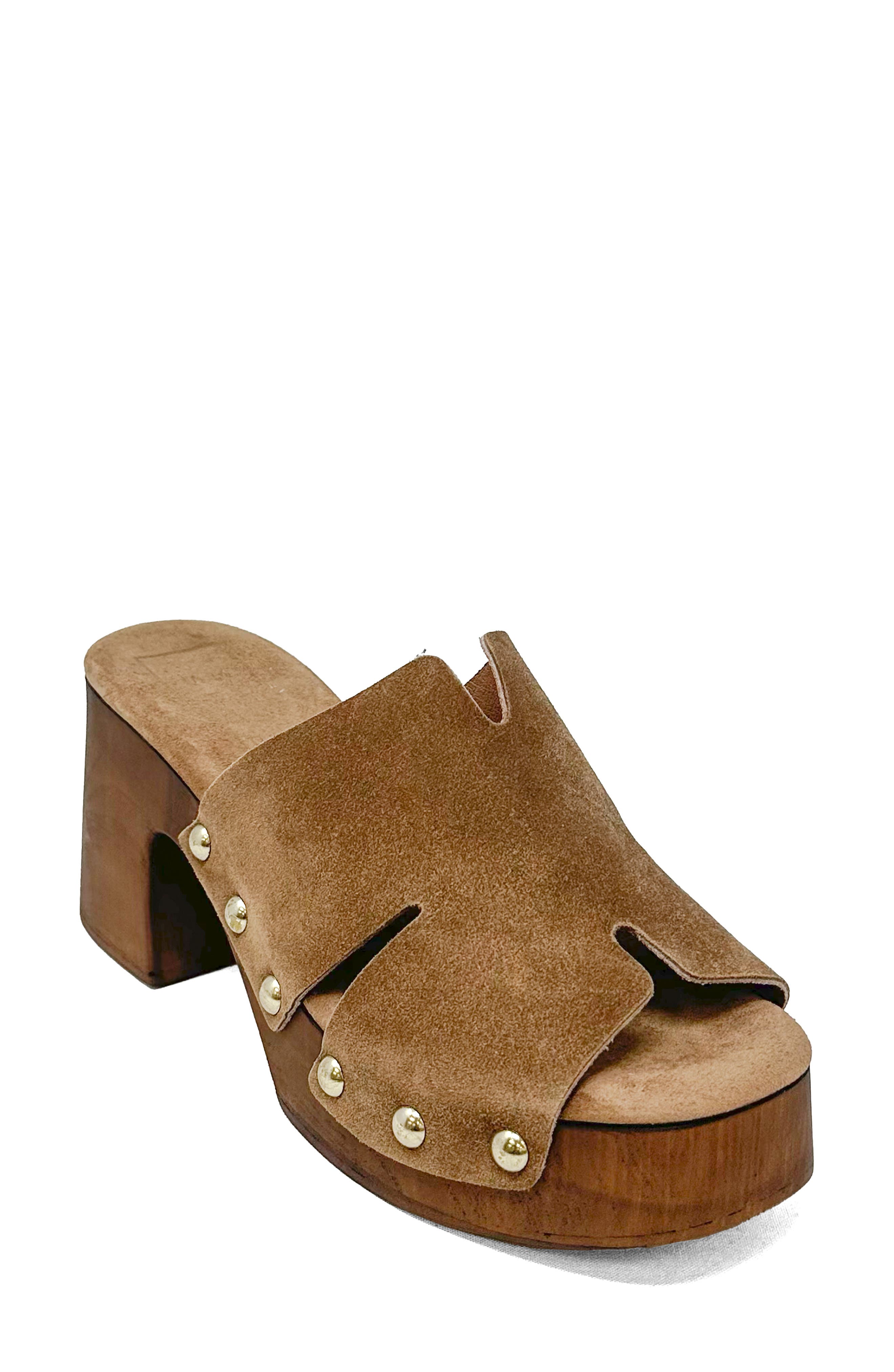 SHUSHOP Florence Platform Sandal, Main, color, 