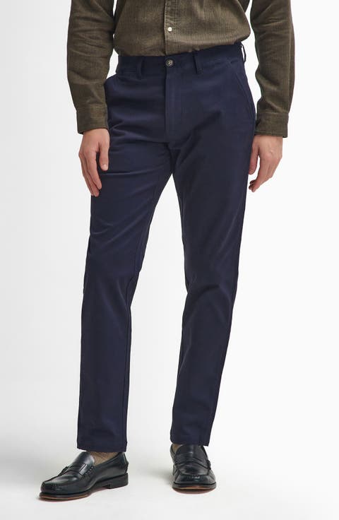 Sueded Sateen Tailored Trousers