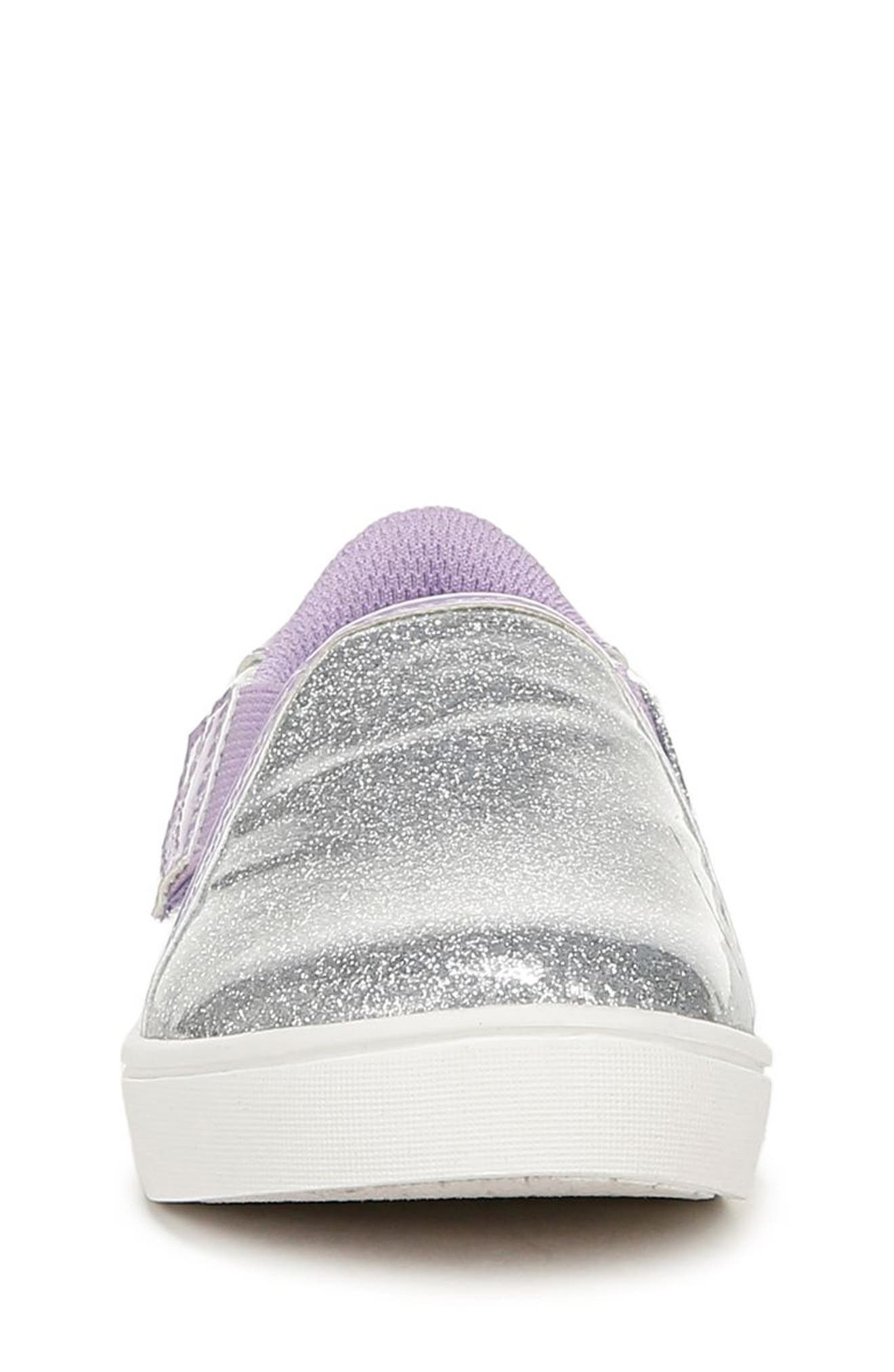 Kids' Madison Sneaker, Alternate, color, SILVER GREY FAUX LEATHER