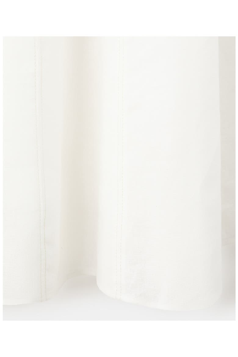 Sleeveless A-Line Midi Dress, Alternate, color, WHITE