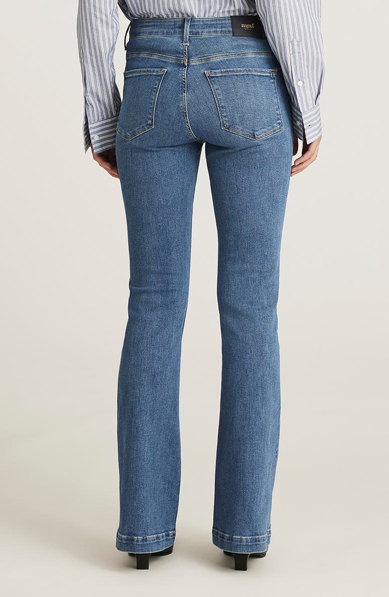 Mavi Jeans Sydney Mid Rise Flare Jeans, Alternate, color, Mid Vintage Gold Pre