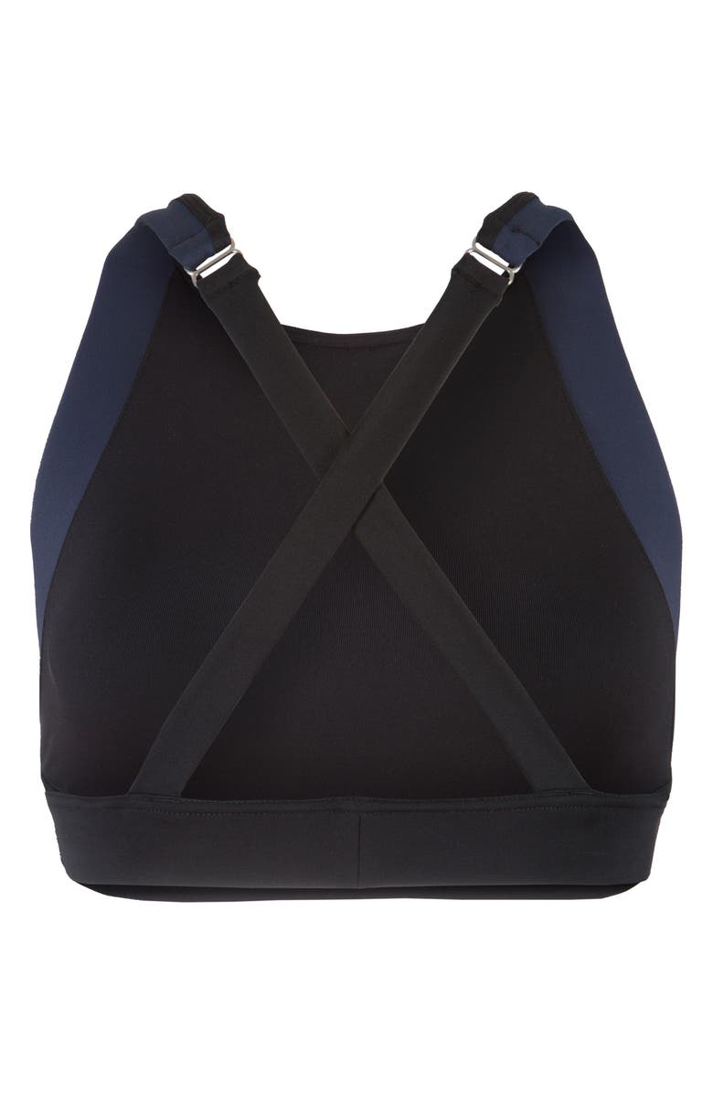 LIVELY The Active High Neck Cross Back Sports Bralette, Alternate, color, 