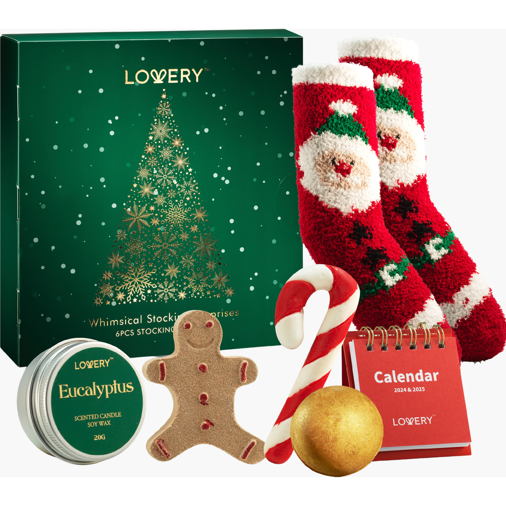 Lovery 6-pc. Stocking Stuffers Gift Set In Green/red