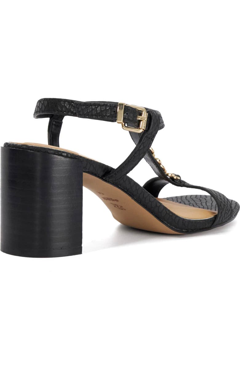 Dune London Josina Ankle Strap Sandal, Alternate, color, Black