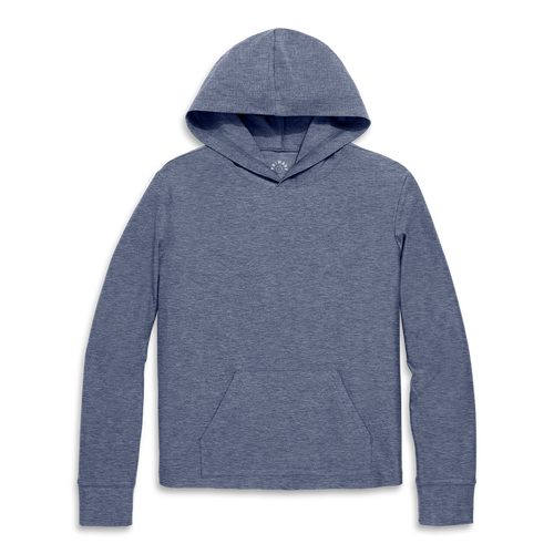 Shop Primary Adult Flexknit Pullover Hoodie In Sunwashed Navy