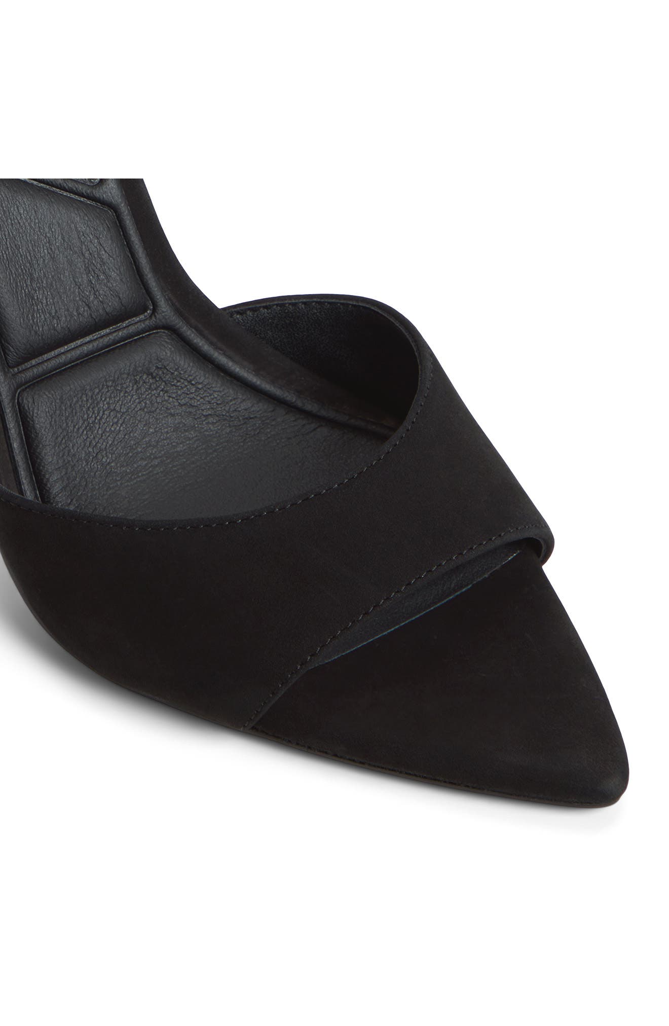 ALDO Medeza Ankle Strap Pointed Toe Sandal, Alternate, color, Black