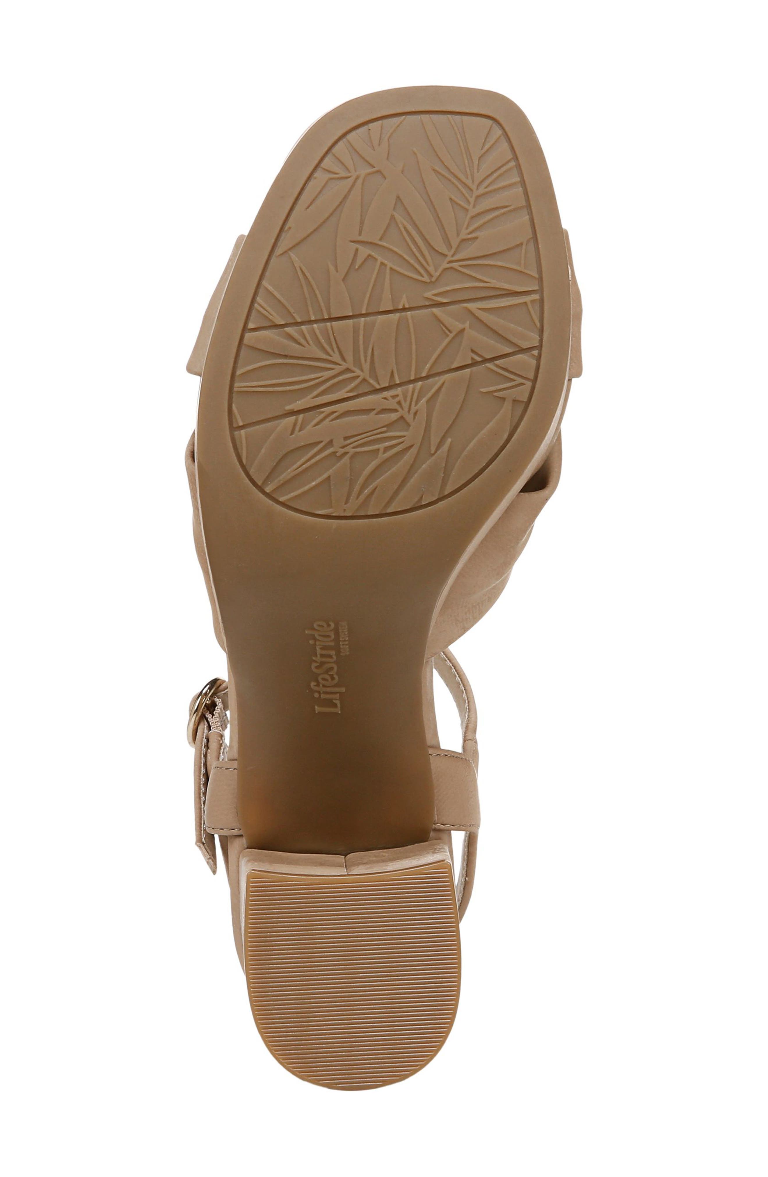 August Ankle Strap Platform Sandal, Alternate, color, TAN