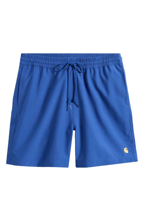 Carhartt Work In Progress Chase Swim Trunks In Blue