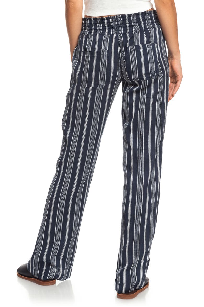 Oceanside Stripe Pants, Alternate, color, MOOD INDIGO OCEANSIDE STRIPES