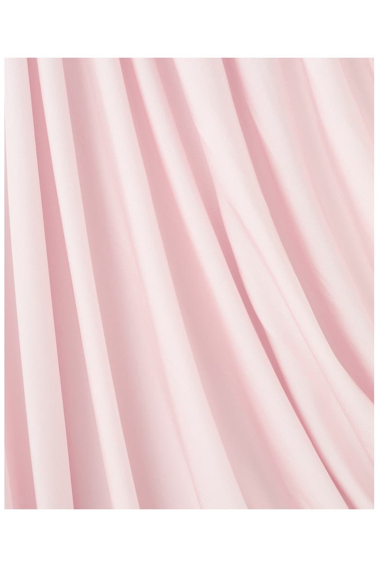 x Kaia Gerber Strapless Asymmetric Ruched Dress, Alternate, color, PASTEL PINK