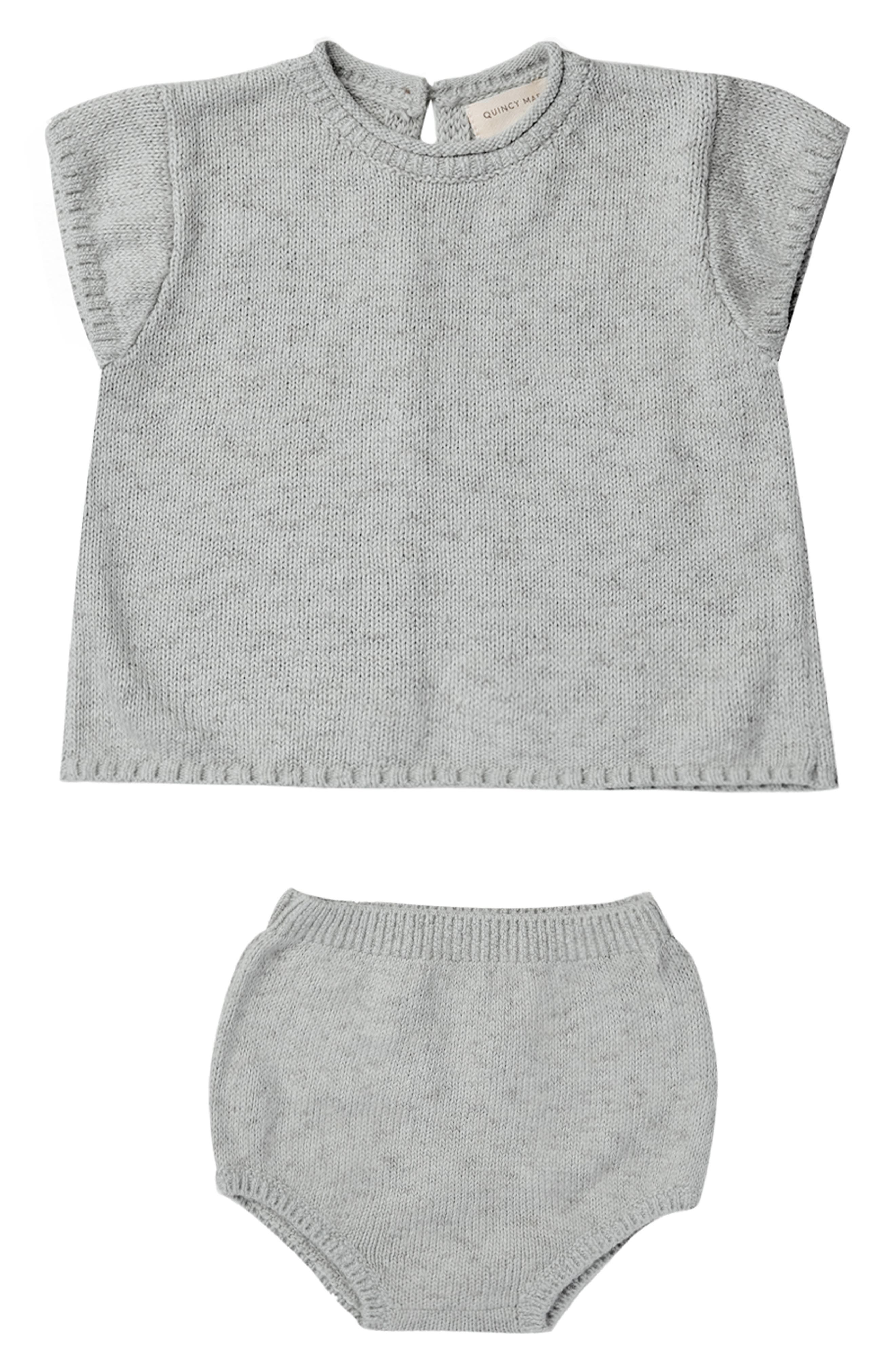 QUINCY MAE Penny Knit Cap Sleeve Top & Bloomers Set | Nordstromrack
