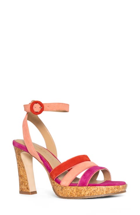 Ankle Strap Platform Sandal (Women)
