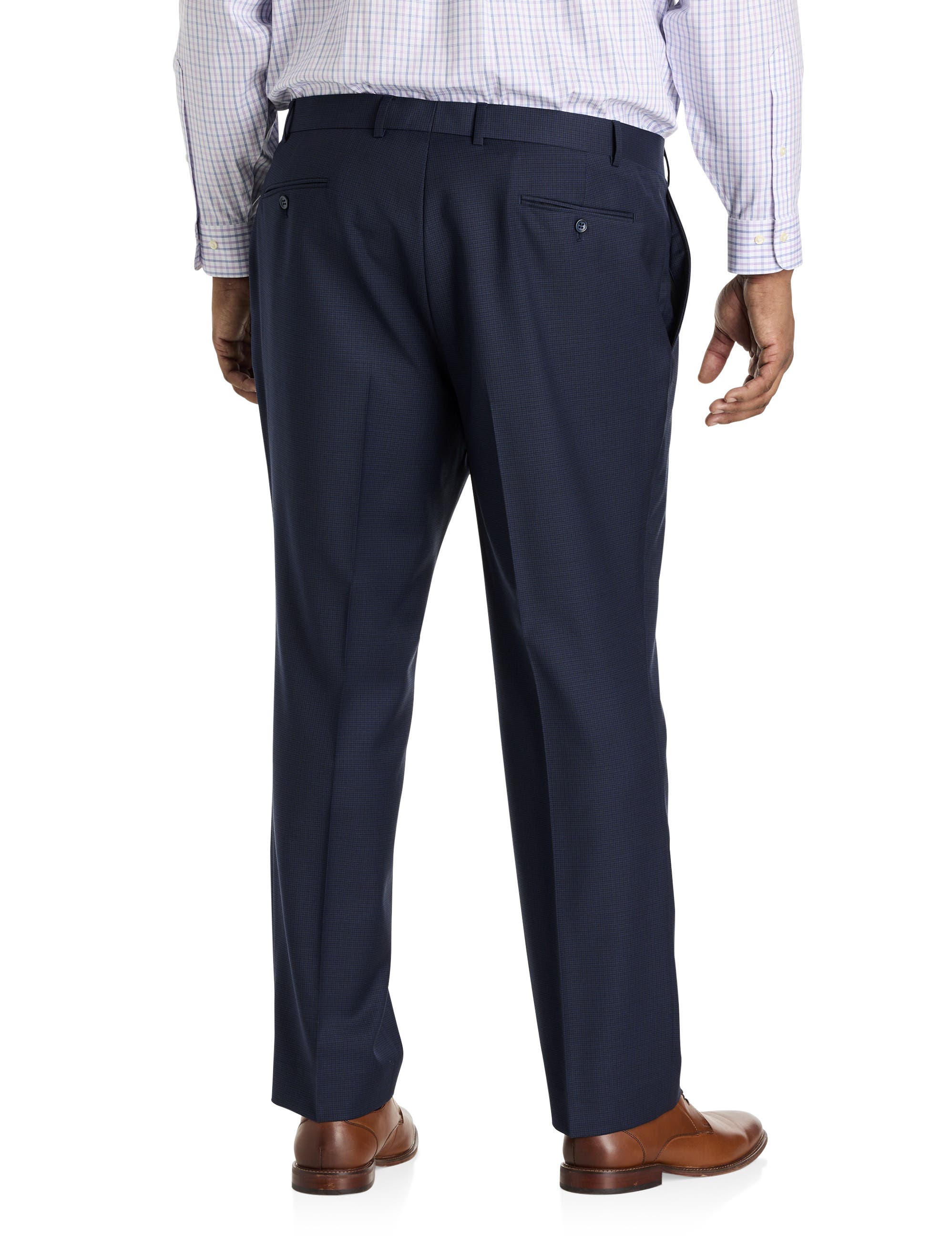 Big & Tall Flat-front Suit Pants - image 2