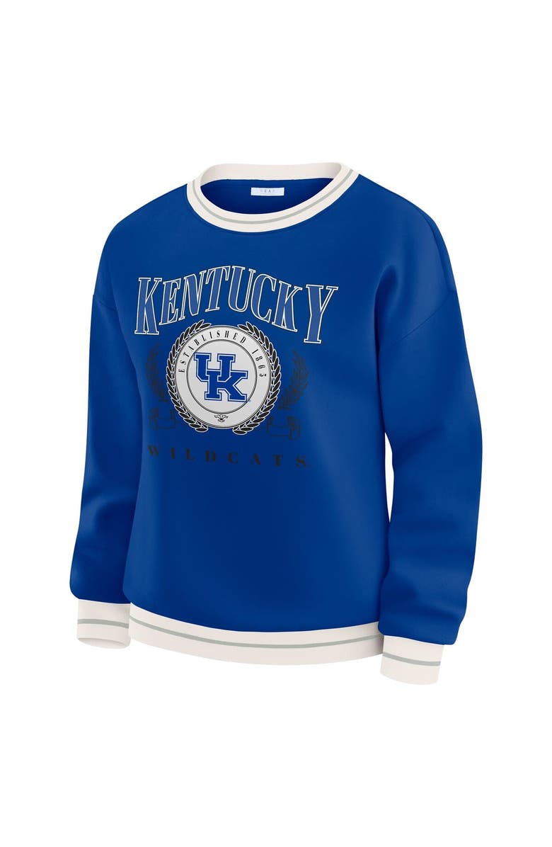 WEAR by Erin Andrews Women's WEAR by Erin Andrews Royal Kentucky Wildcats Seal Sweatshirt, Alternate, color, Royal