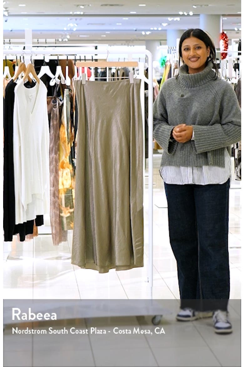 Satin Maxi Skirt video