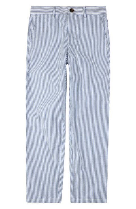 Kids' Pinstripe Cotton Pants (Big Kid)