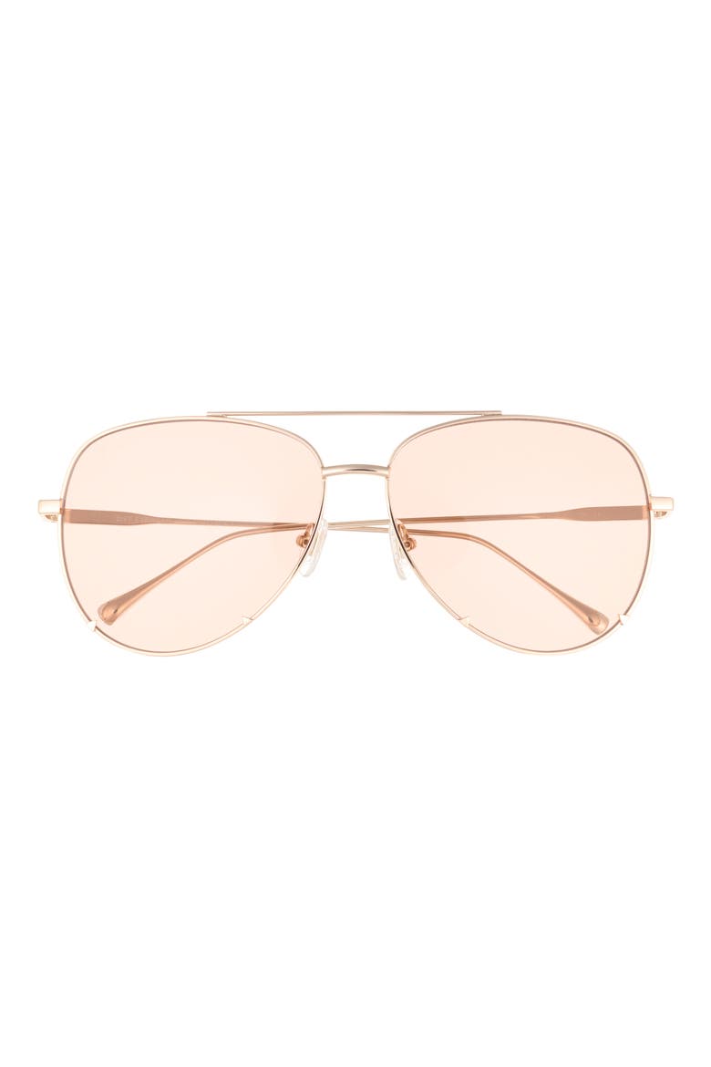 63mm Scarlett Sunglasses, Main, color, GOLD PEACH TINT