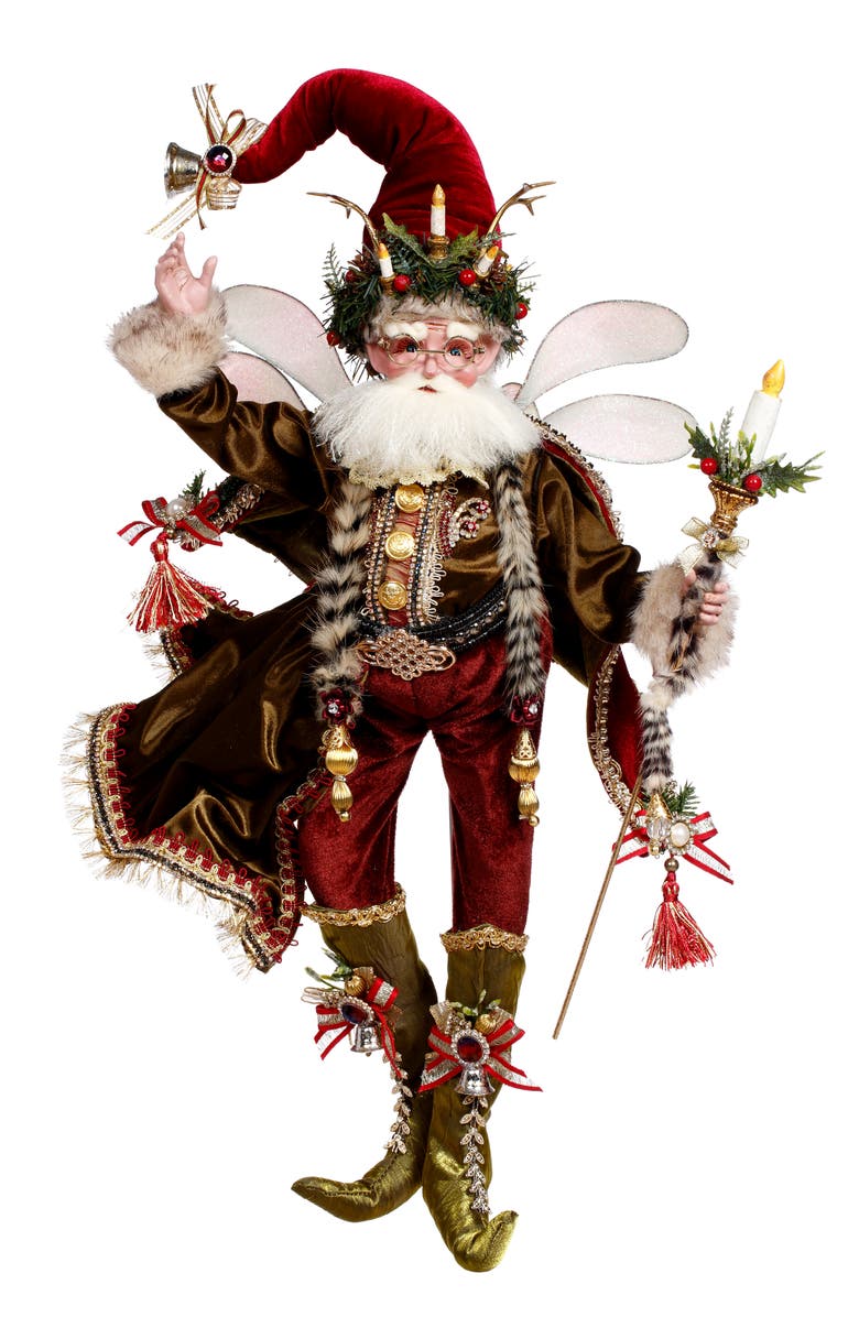 Mark Roberts Father Christmas Fairy, Large, Main, color, Olive Green