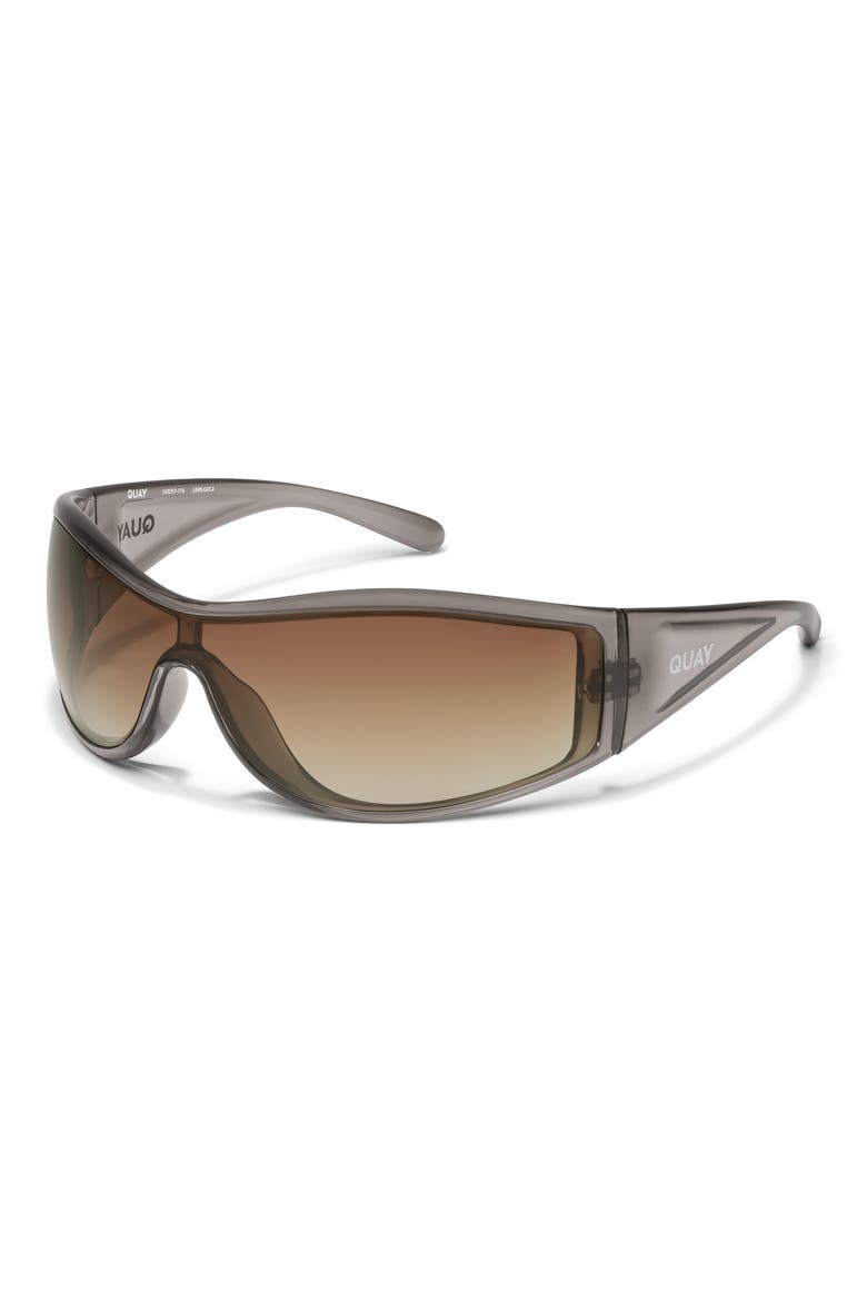 145mm Speed Dial Shield Gradient Sunglasses, Alternate, color, GRY/SEP