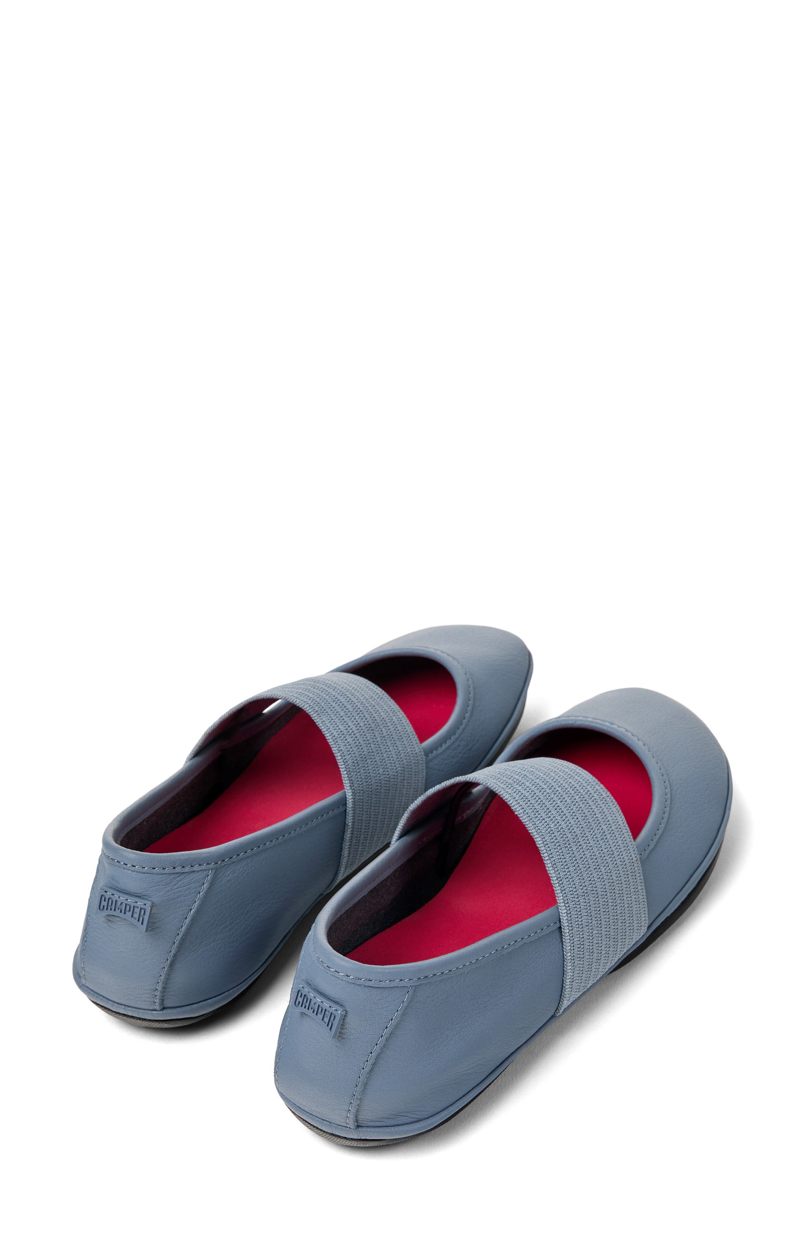 Camper Right Nina Ballet Flat, Alternate, color, Medium Gray