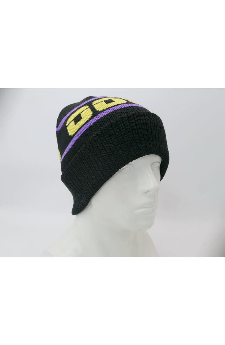 OOSC Après Beanie - Black, Purple, Yellow, Alternate, color, Black, Purple, Yellow