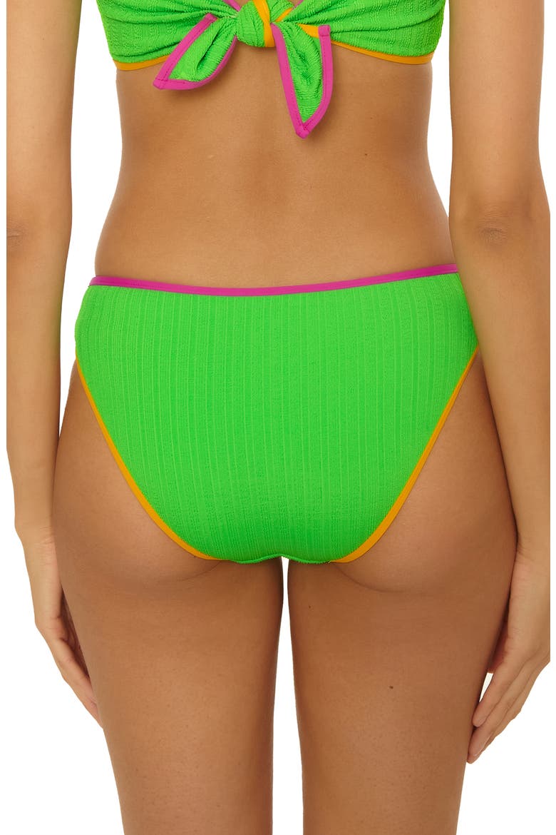 Crinkle Crush Hipster Bikini Bottoms, Alternate, color, MEADOW