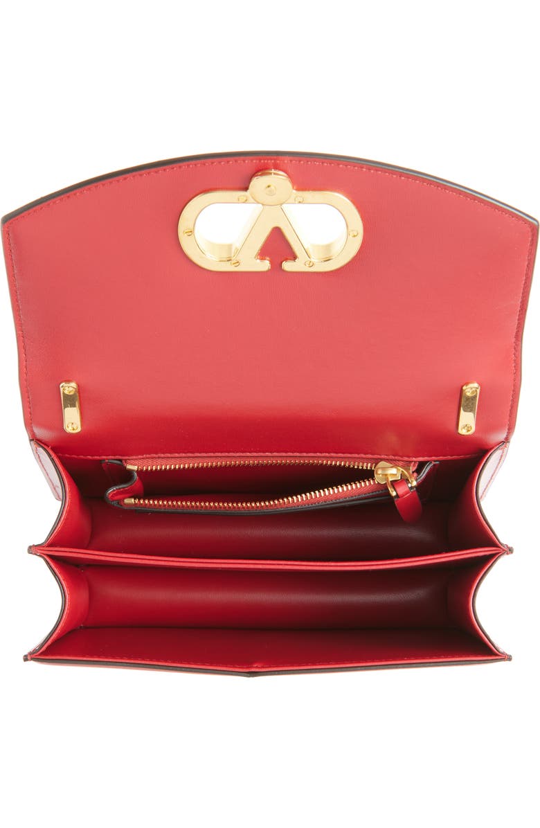 Valentino Garavani Small DeVain VLOGO Signature Leather Shoulder Bag, Alternate, color,