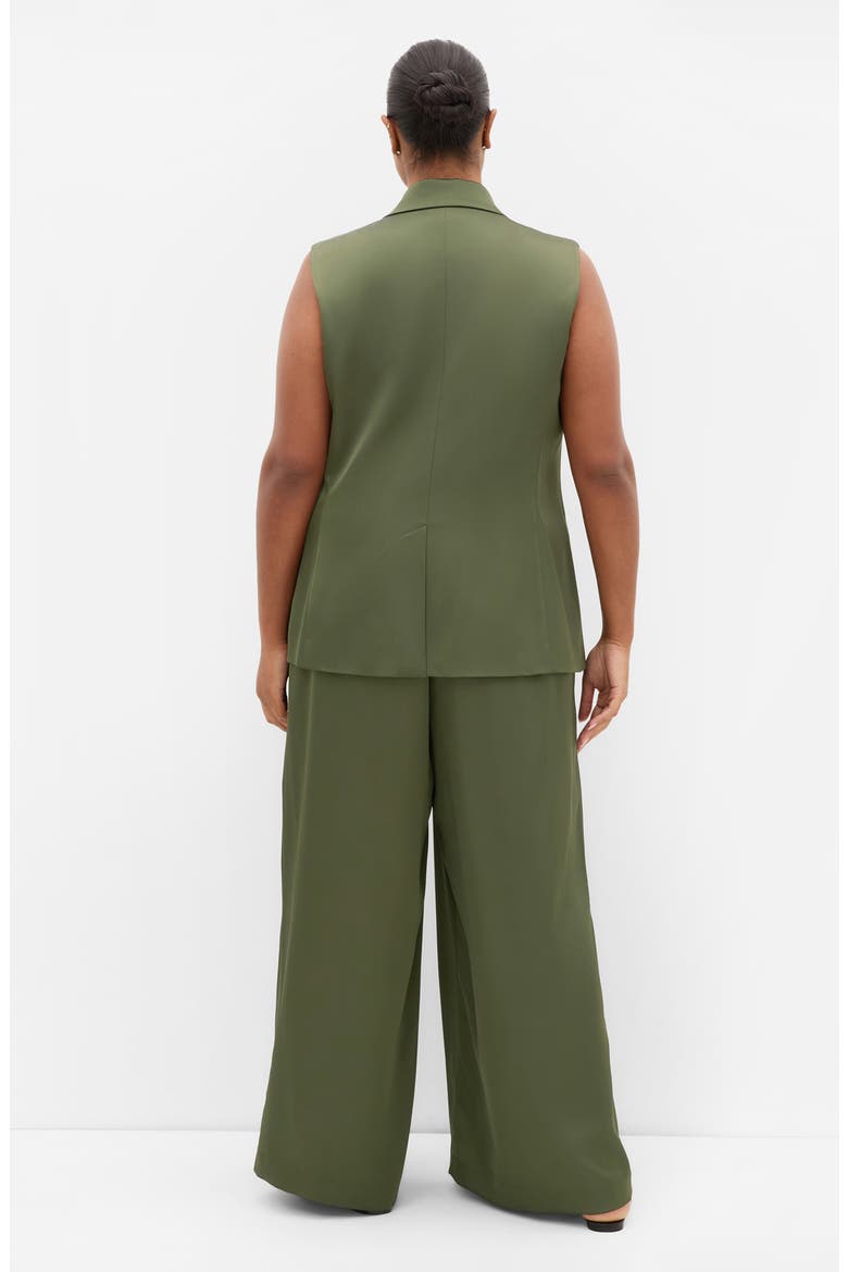 Rylie Palazzo Wide Leg Pants, Alternate, color, OLIVE