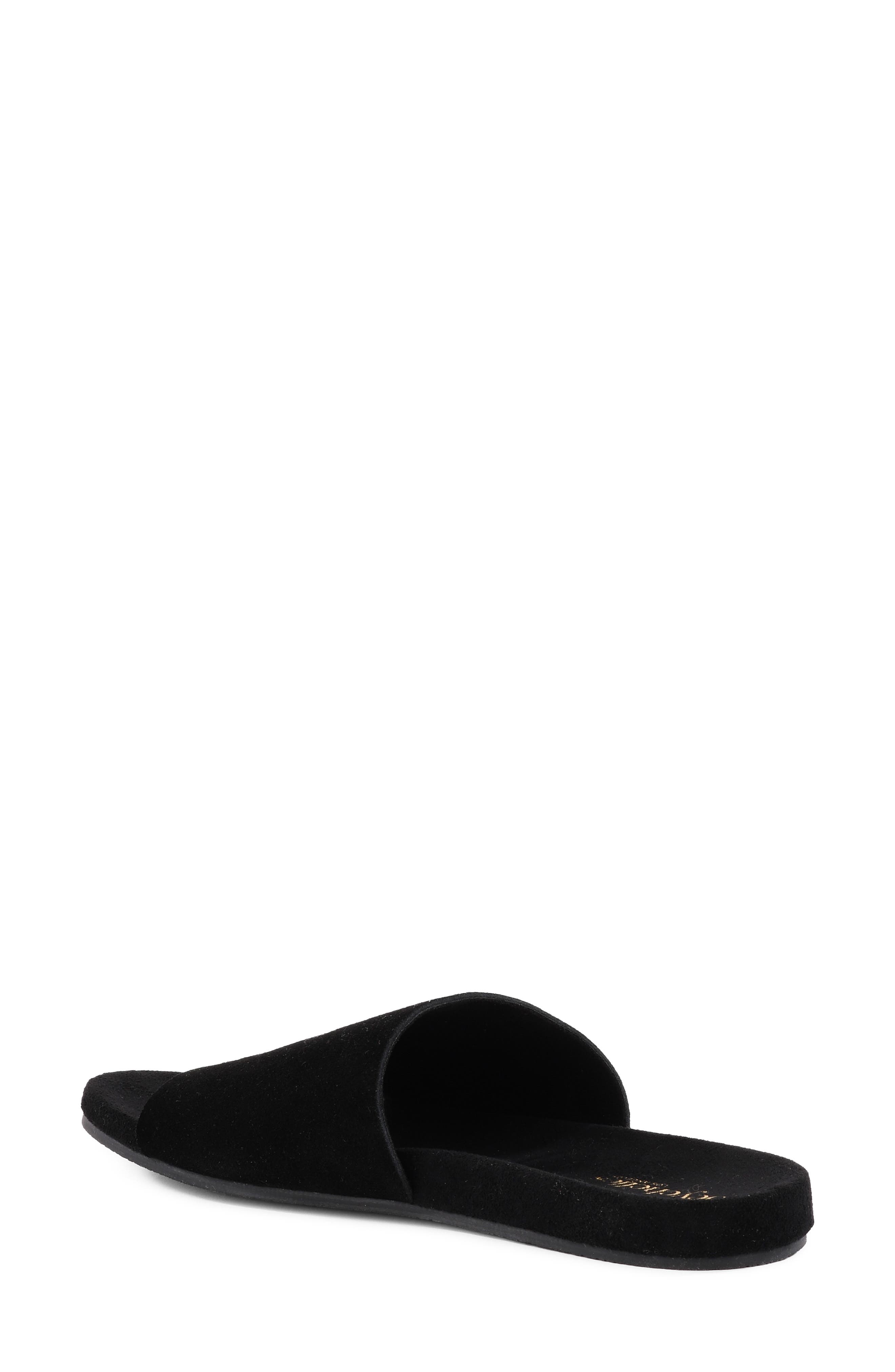 Bungalow Slide Sandal, Alternate, color, BLACK
