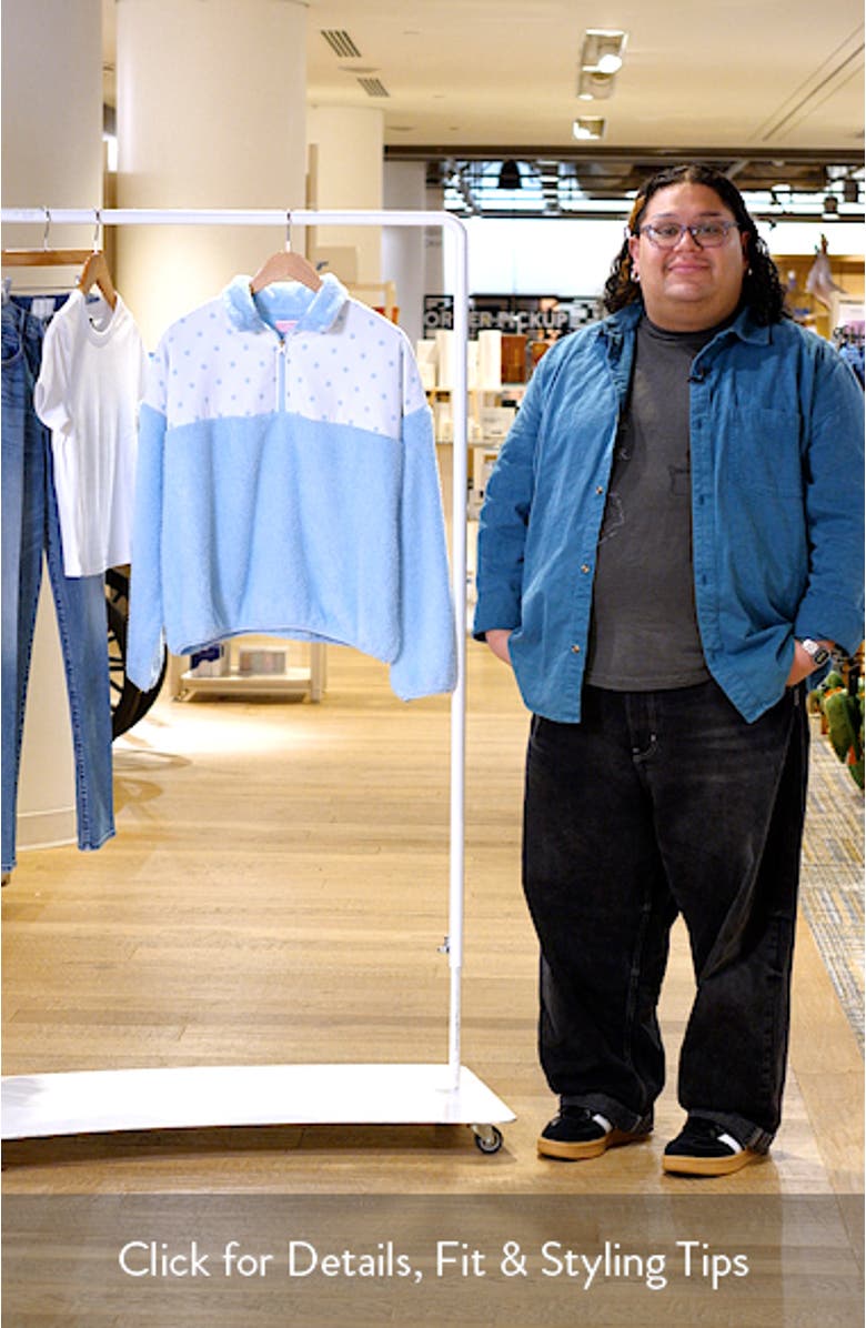 Sprinkle Aria Half Zip Fleece Pullover, sales video thumbnail