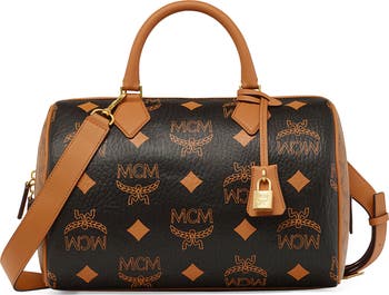 Maxi Ella Visetos Lauretos Coated Canvas Satchel