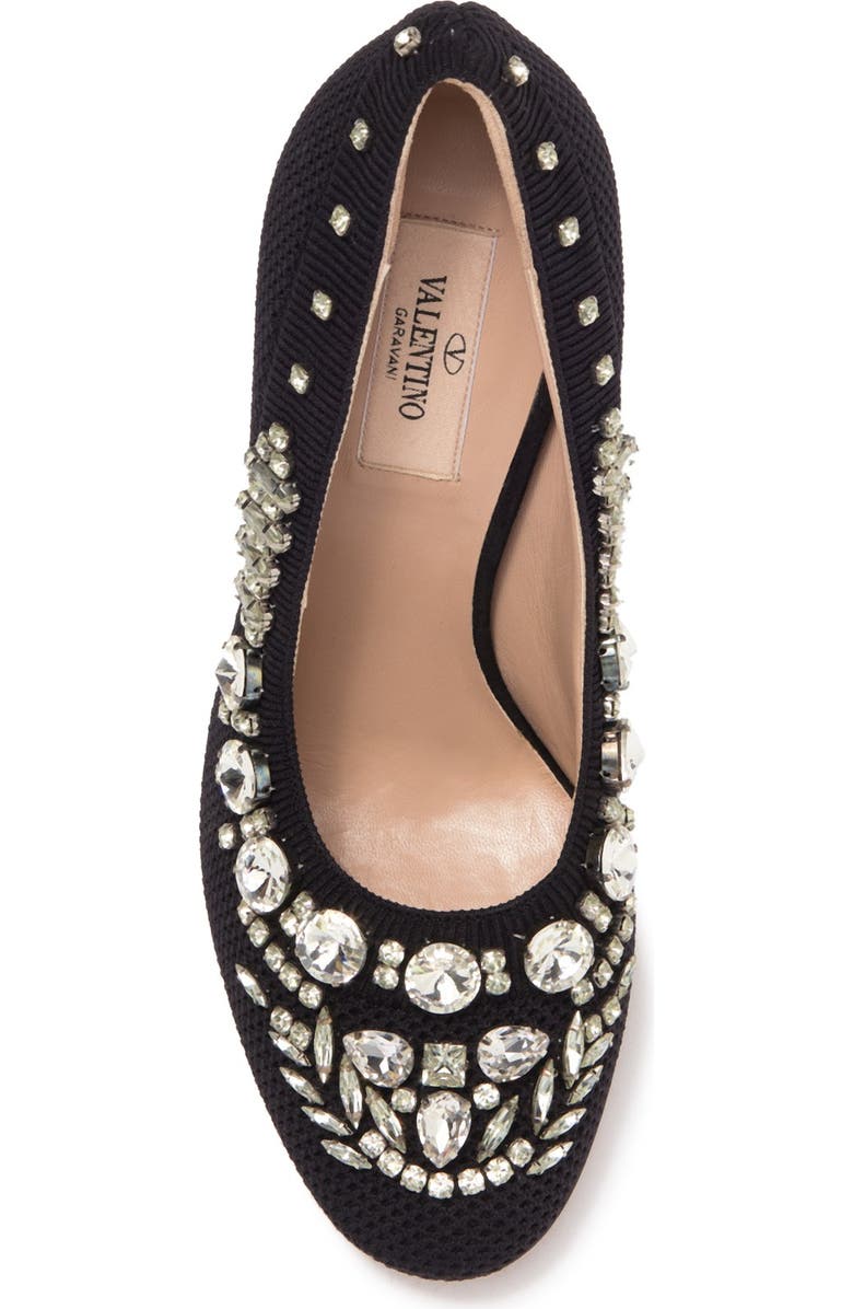 Valentino Garavani Emebllished Pump, Alternate, color,