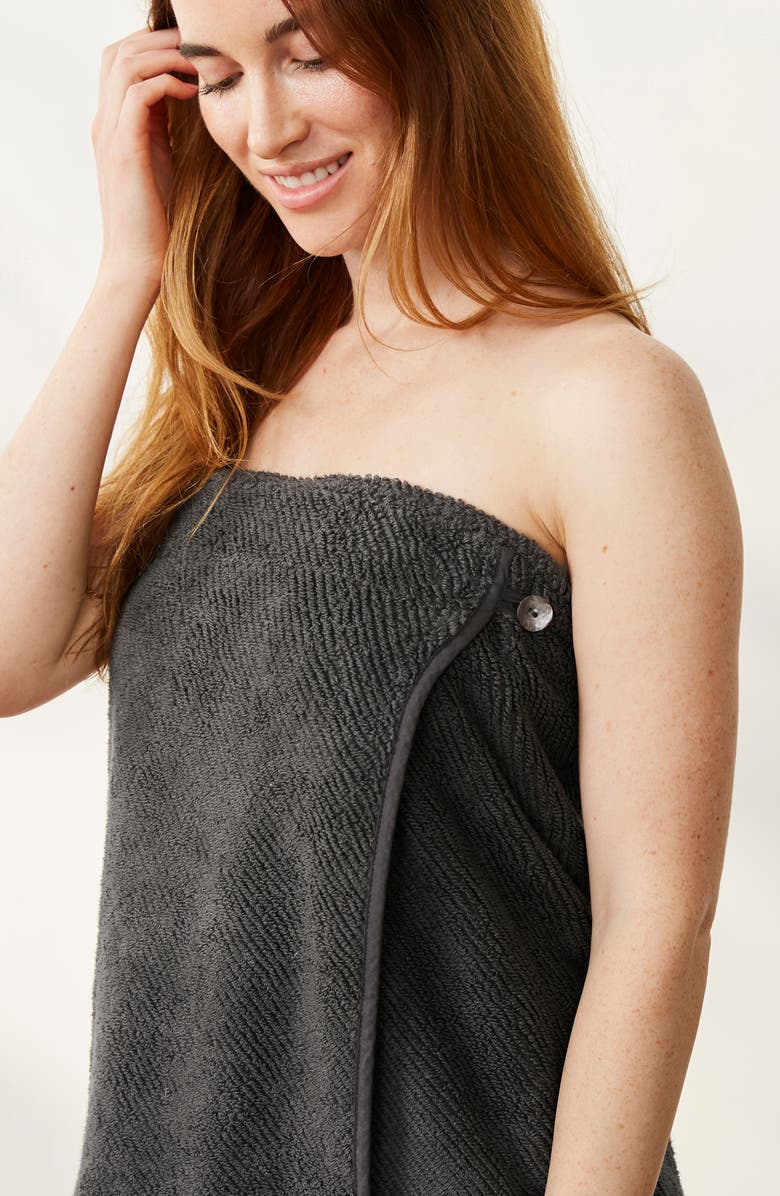 Coyuchi Air Weight<sup>™</sup> Organic Cotton Wrap, Main, color, Shadow