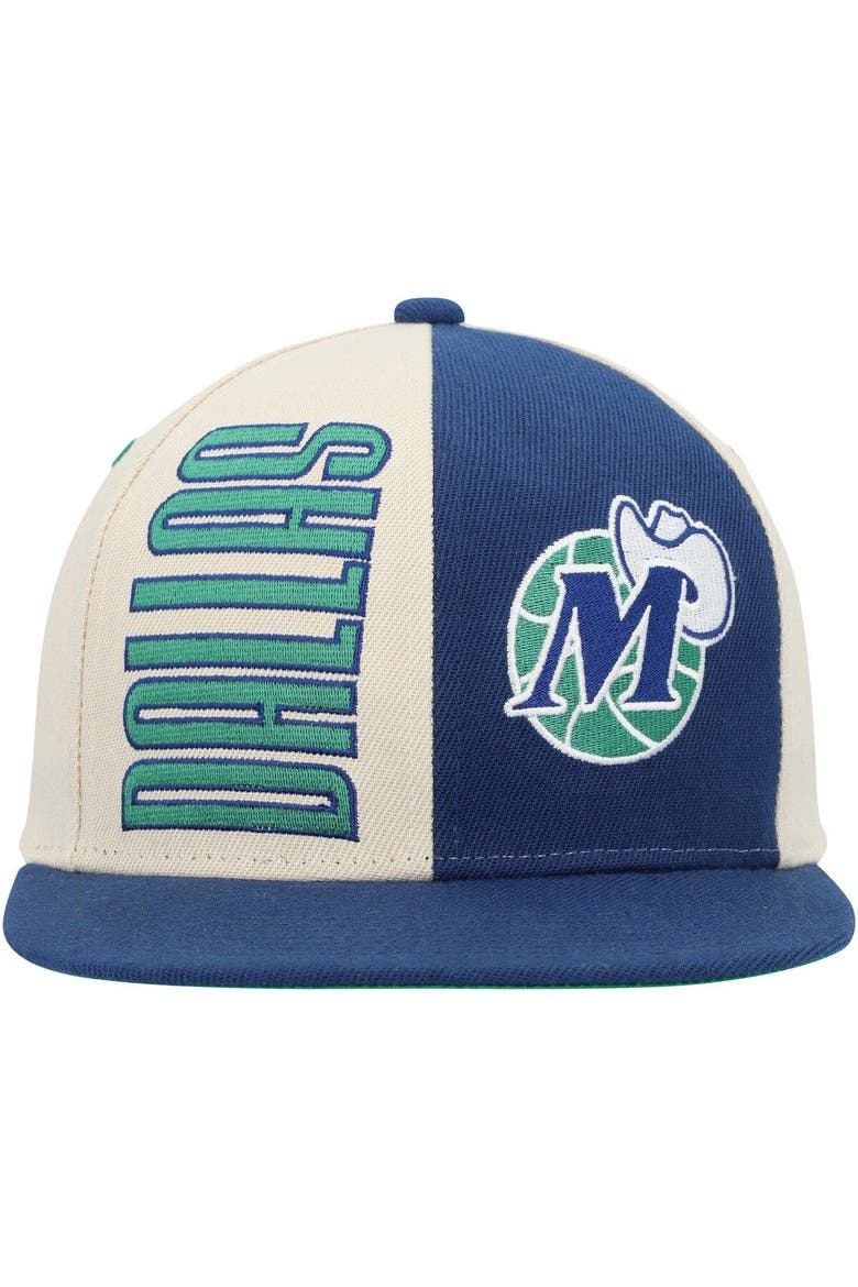 Men's Mitchell & Ness Cream Dallas Mavericks Hardwood Classics Pop Snapback Hat, Alternate, color, Cream