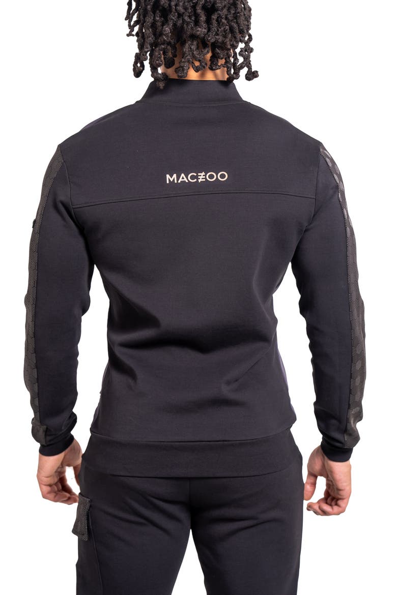 Colorblock Zip-Up Jacket, Alternate, color, GREY