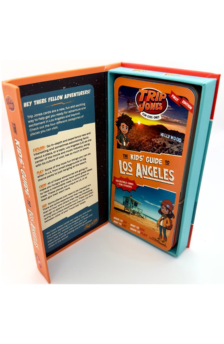 Trip Jones The Kids' Guide To Los Angeles Collectible Cards, Age 6+, Alternate, color, Multicolored