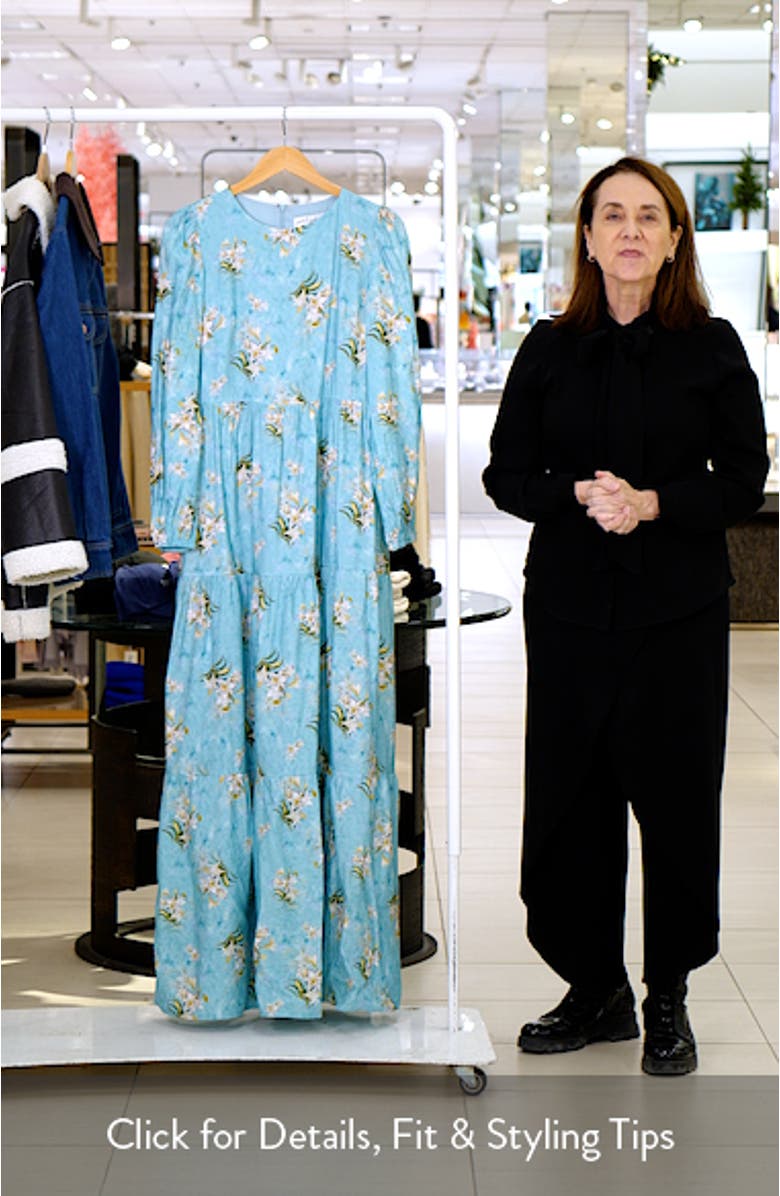 Bernice Long Sleeve Maxi Dress, sales video thumbnail