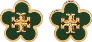 Tory Burch Forget Me Not Enamel Stud Earrings