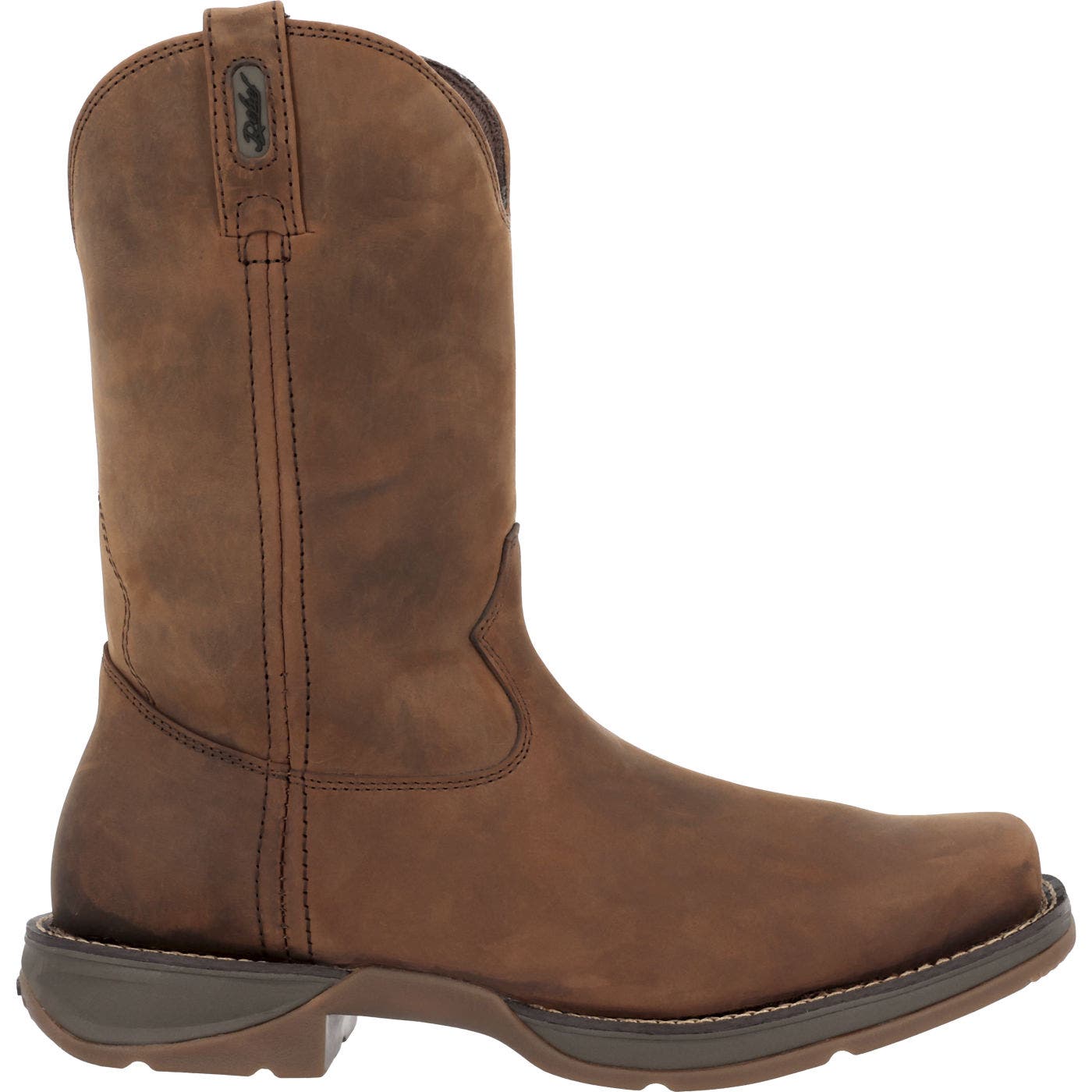 DURANGO Brown Pull On Western Boot, Main, color, Trail Brown