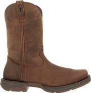DURANGO Brown Pull On Western Boot
