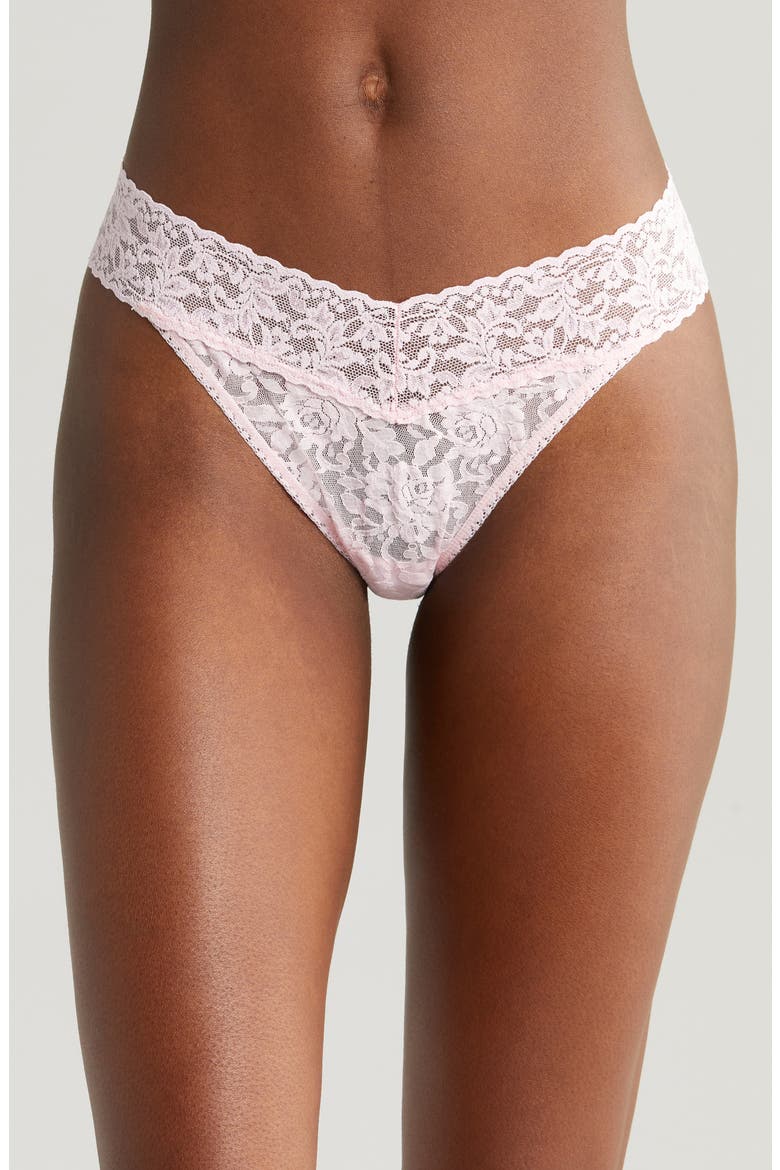 Original Rise Thong, Alternate, color, BLISS PINK
