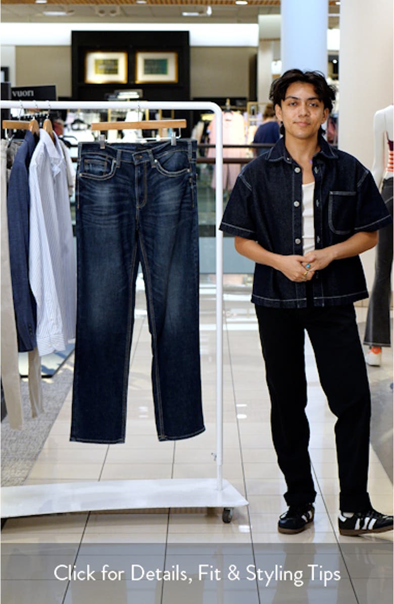 Gordie Relaxed Stretch Straight Leg Jeans, sales video thumbnail