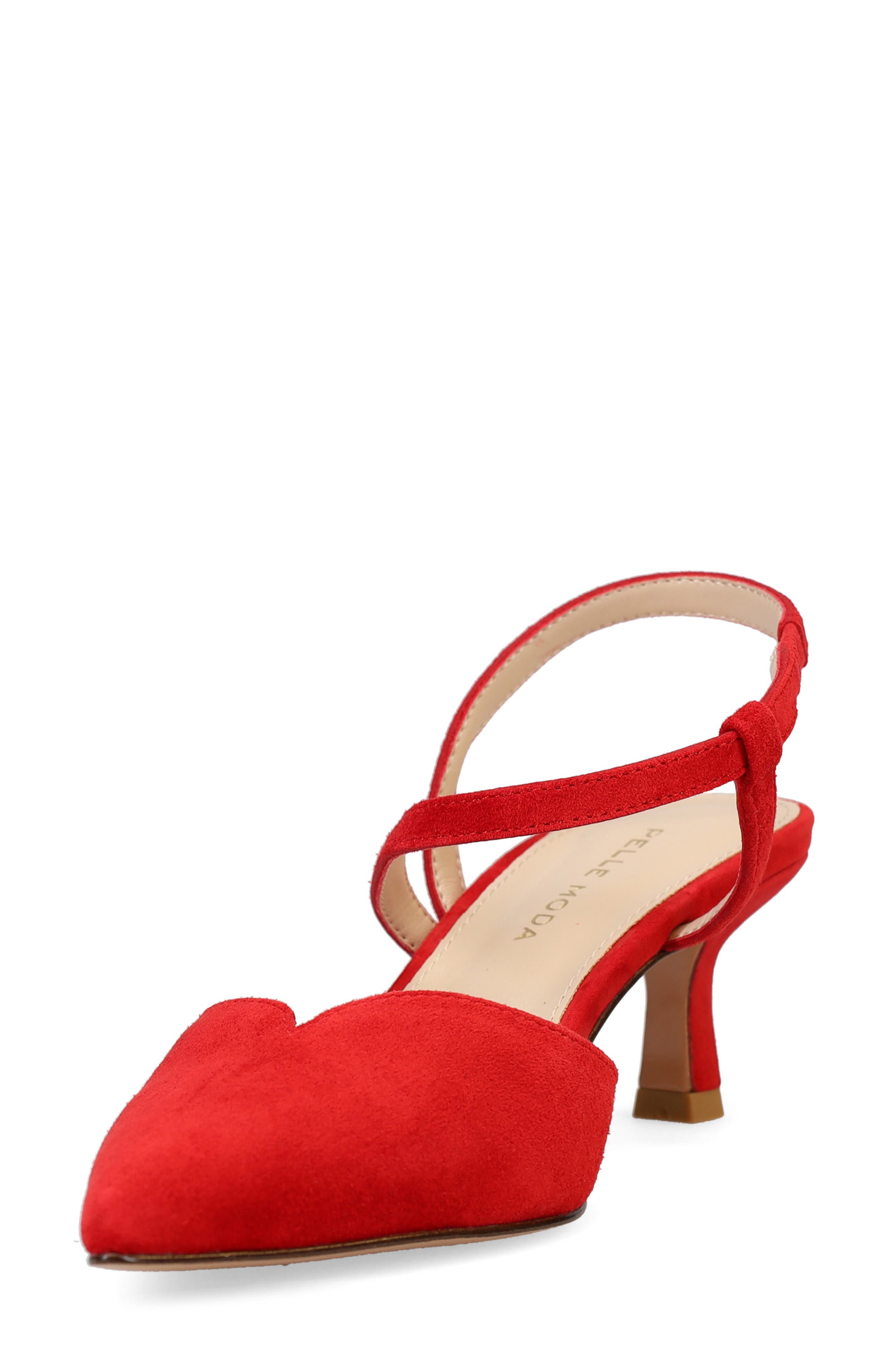 Kearn Asymmetric Ankle Strap Pump, Alternate, color, LUCIOUS RED
