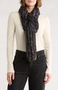 Melrose and Market Metallic Knit Scarf