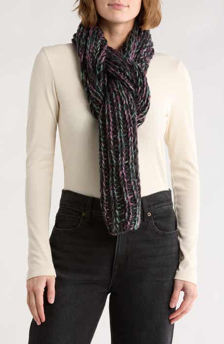 Melrose and Market Metallic Knit Scarf
