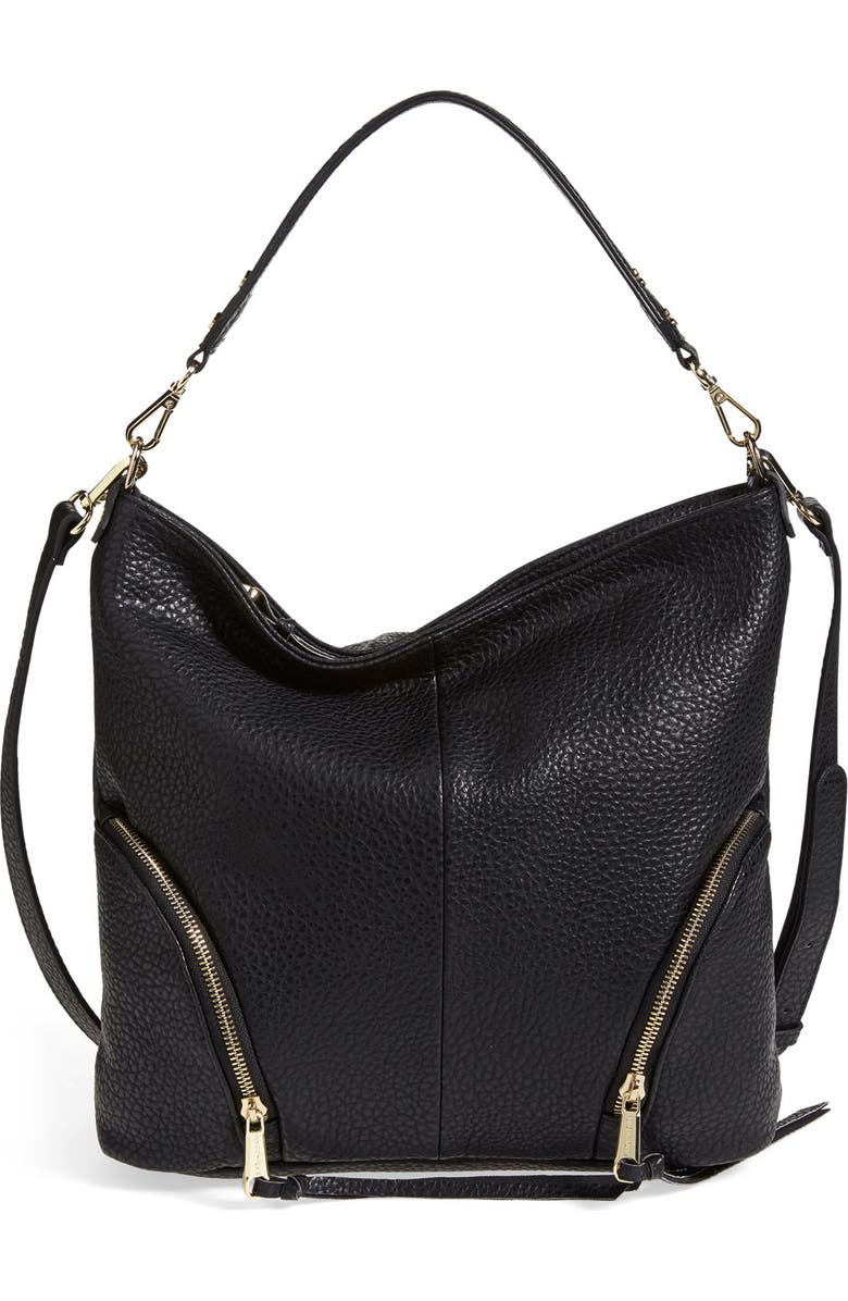 POVERTY FLATS by rian 'Round Zip' Hobo Bag, Main, color,
